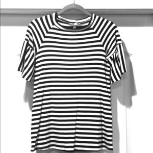 Darling black and white cotton tee